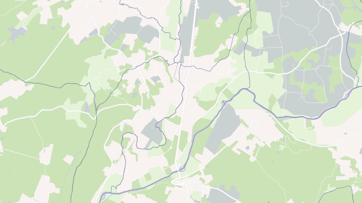 Aperçu cartographique de Bazac, centré sur la commune