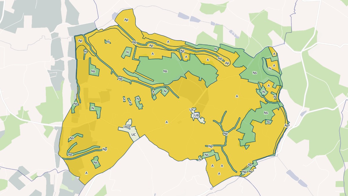Aperçu cartographique de Bécheresse, centré sur la commune