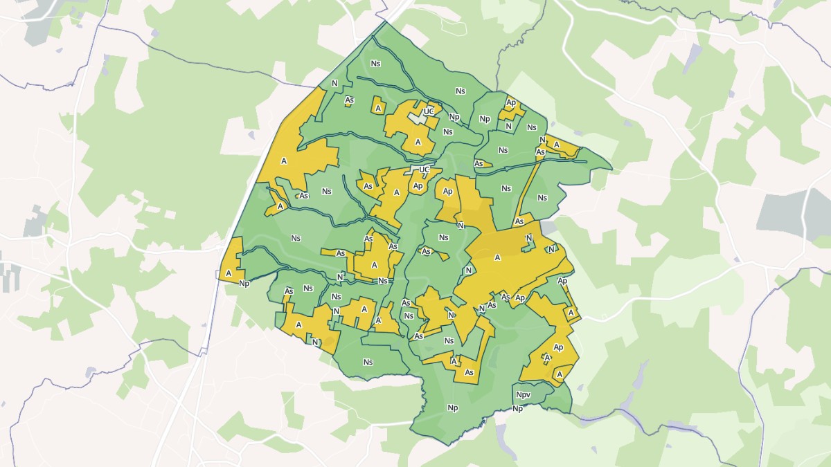 Aperçu cartographique de Bors (Canton de Charente-Sud), centré sur la commune