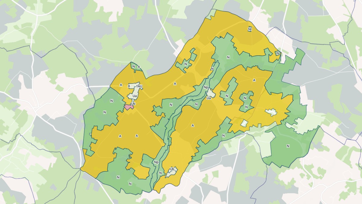 Aperçu cartographique de Chassiecq, centré sur la commune