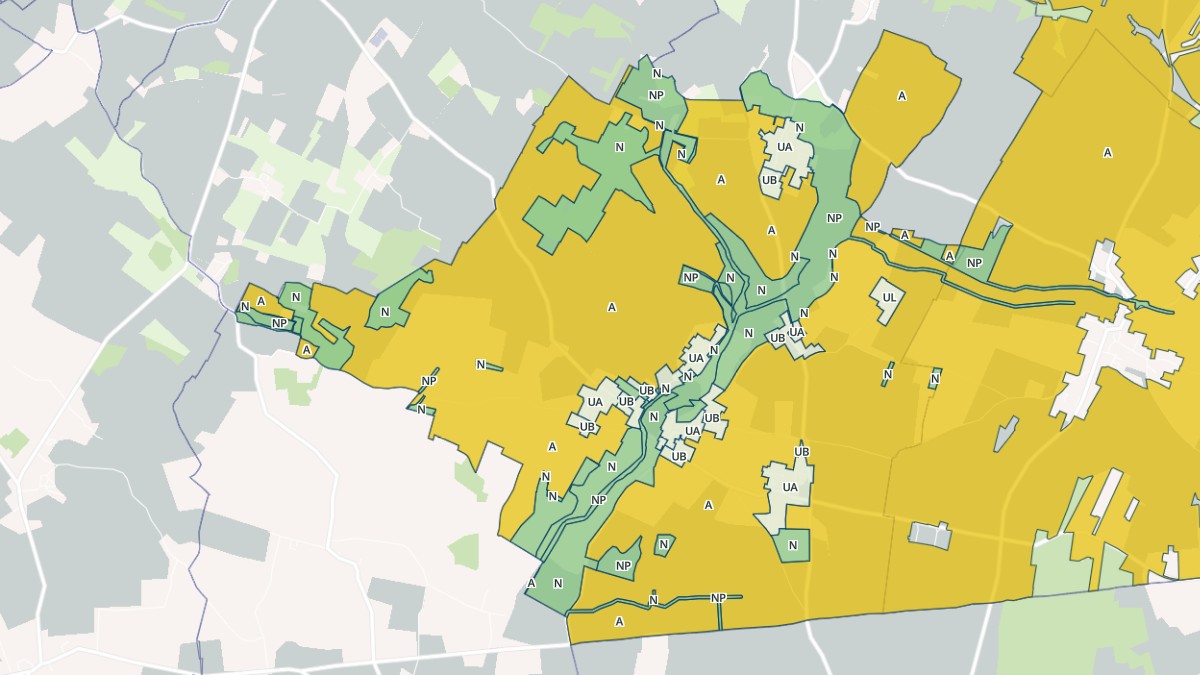 Aperçu cartographique de Courbillac, centré sur la commune