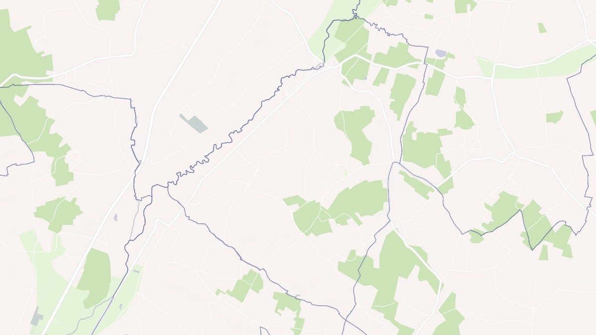 Aperçu cartographique de Courlac, centré sur la commune