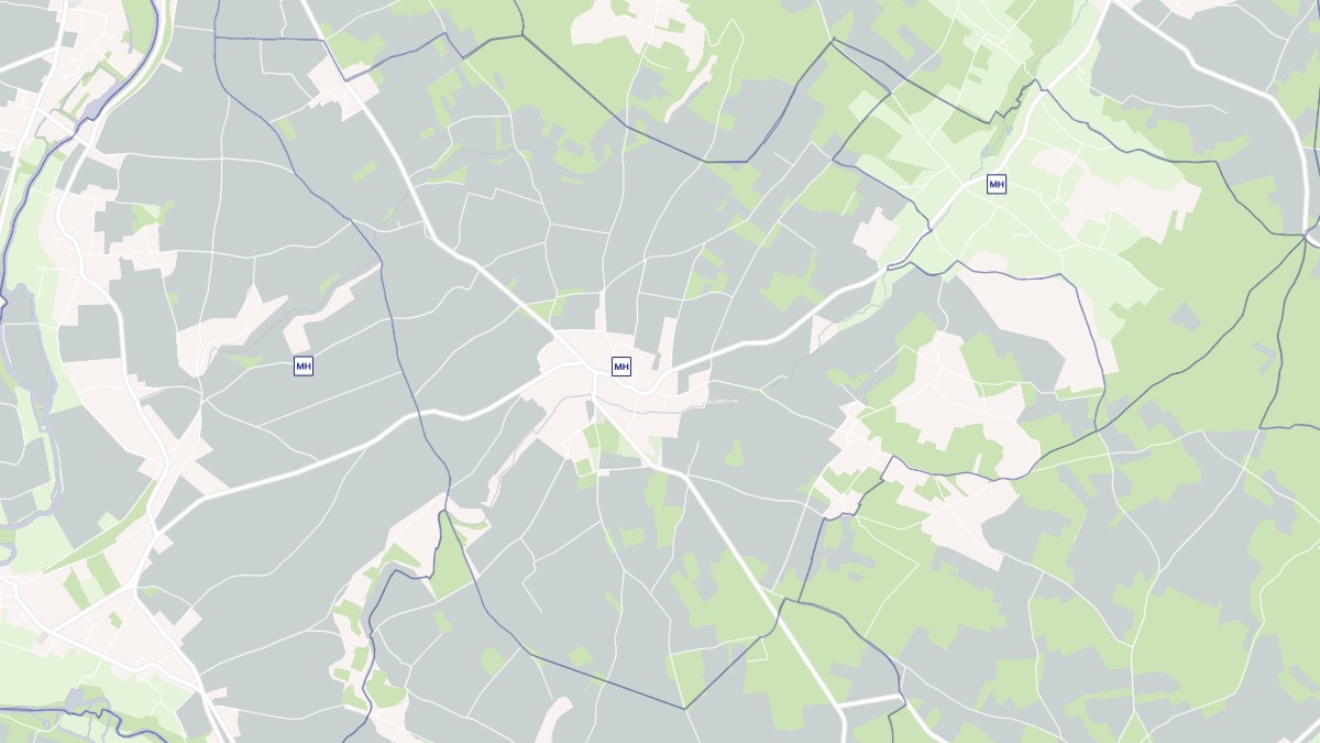 Aperçu cartographique de Couture, centré sur la commune