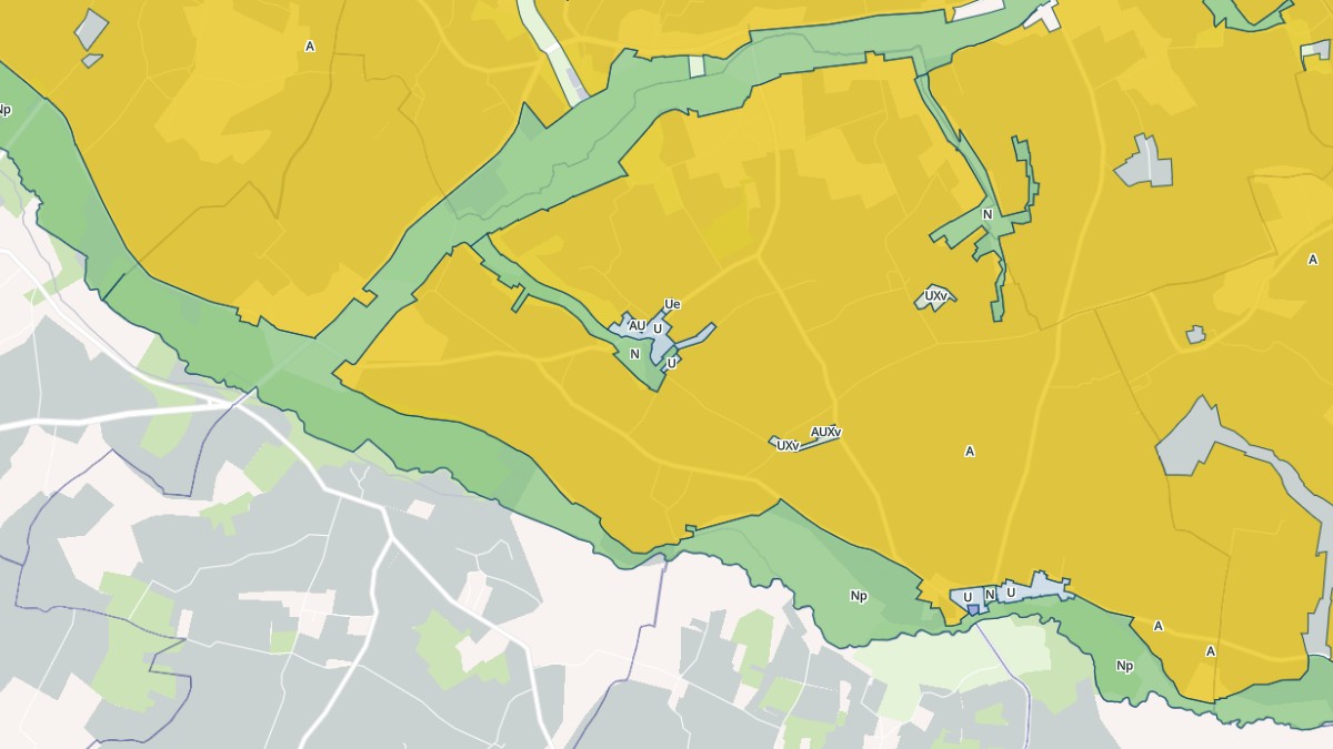 Aperçu cartographique de Criteuil-la-Magdeleine, centré sur la commune