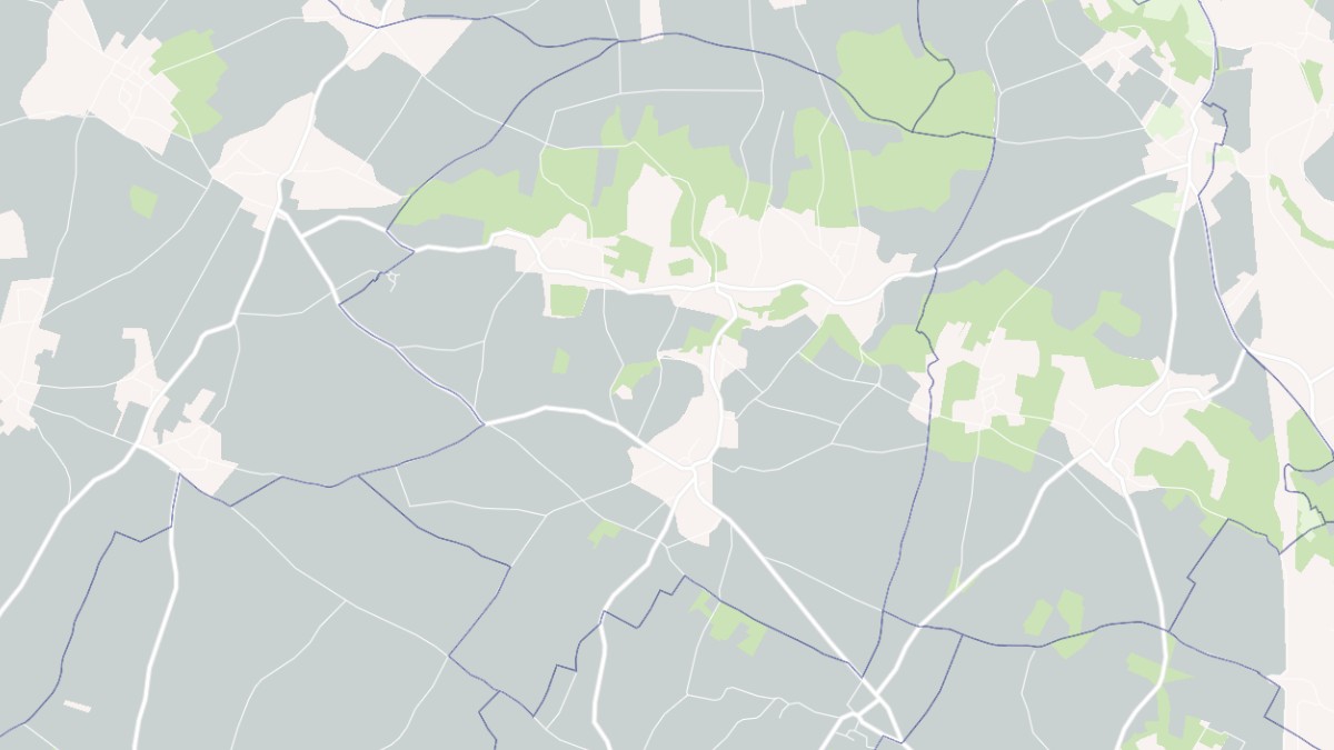 Aperçu cartographique de La Forêt-de-Tessé, centré sur la commune