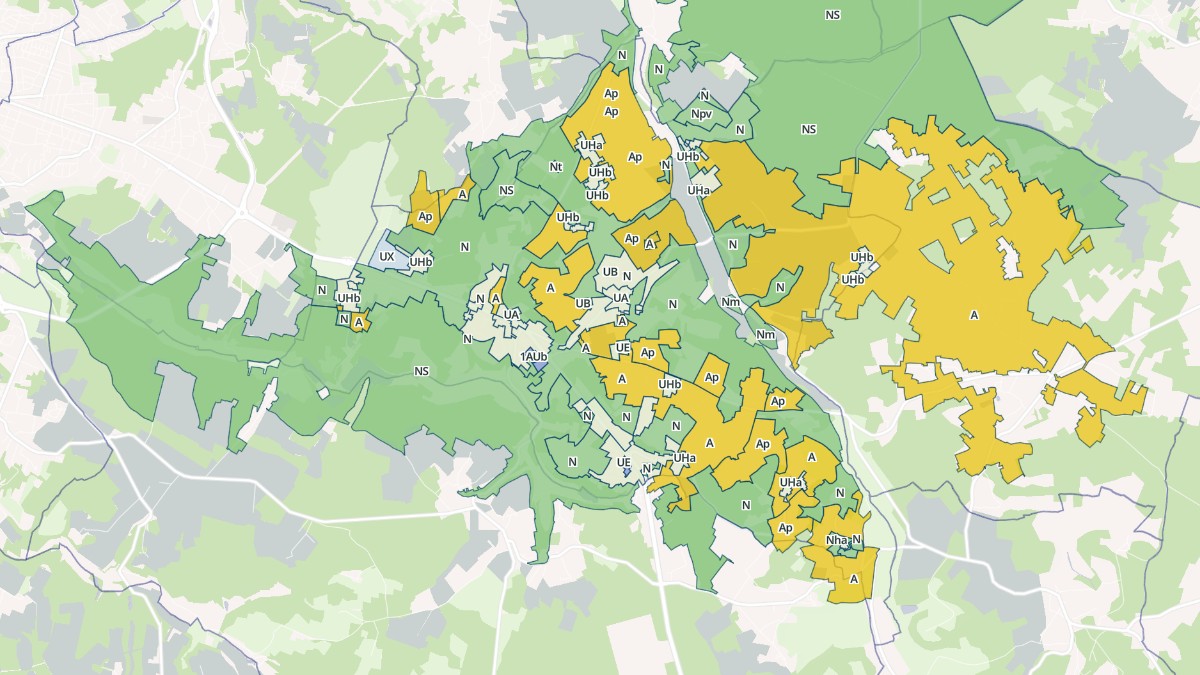 Aperçu cartographique de Garat, centré sur la commune