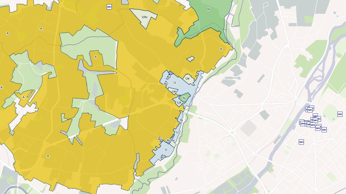 Aperçu cartographique de Javrezac, centré sur la commune