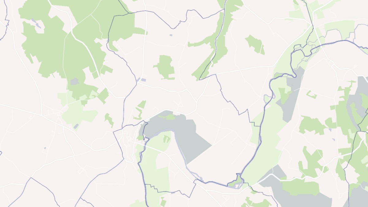 Aperçu cartographique de Laprade, centré sur la commune