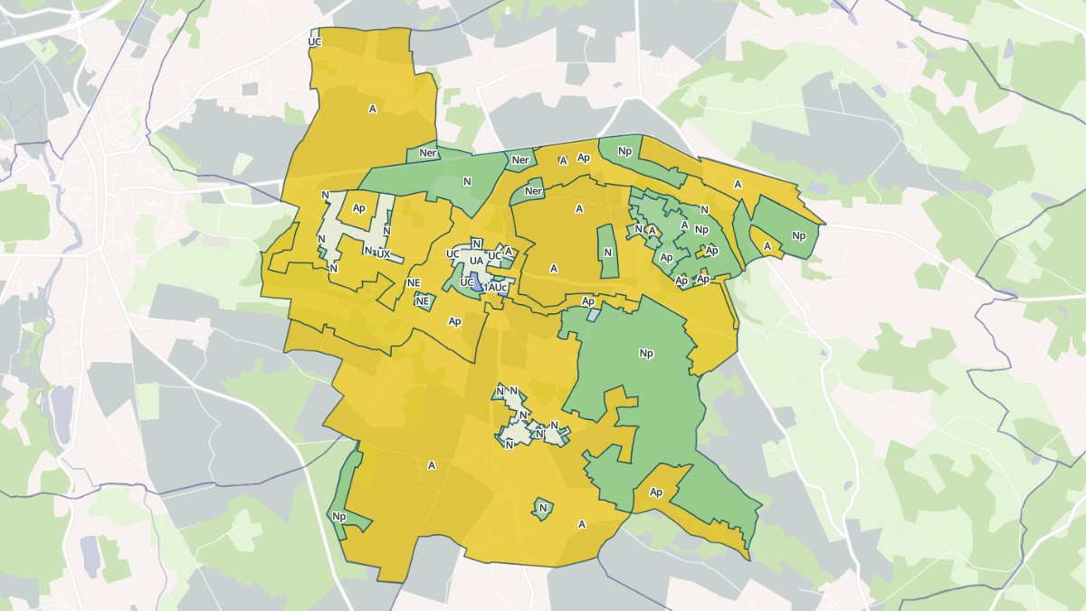 Aperçu cartographique de Marillac-le-Franc, centré sur la commune