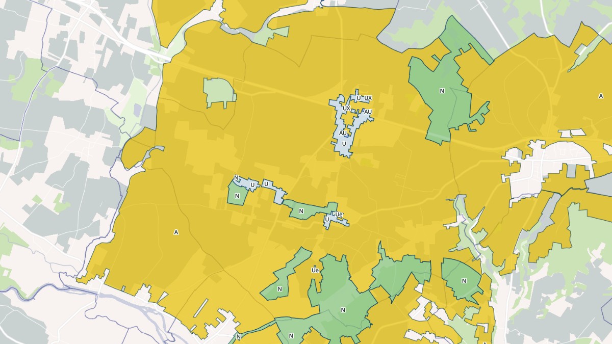 Aperçu cartographique de Moulidars, centré sur la commune