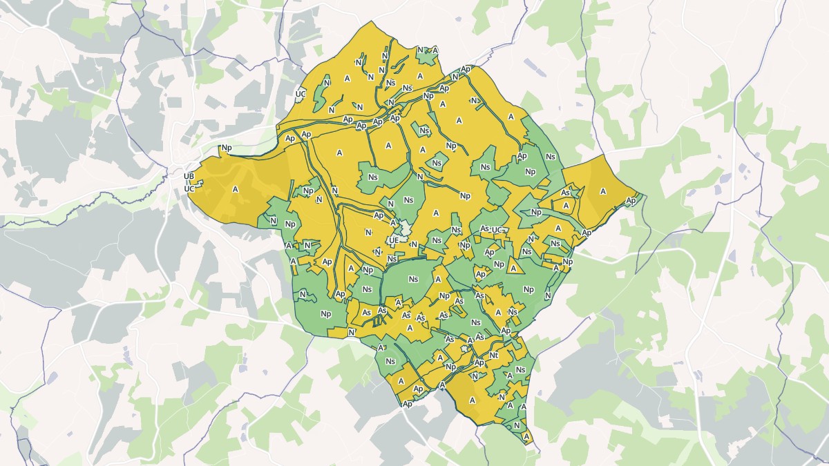 Aperçu cartographique de Pérignac, centré sur la commune