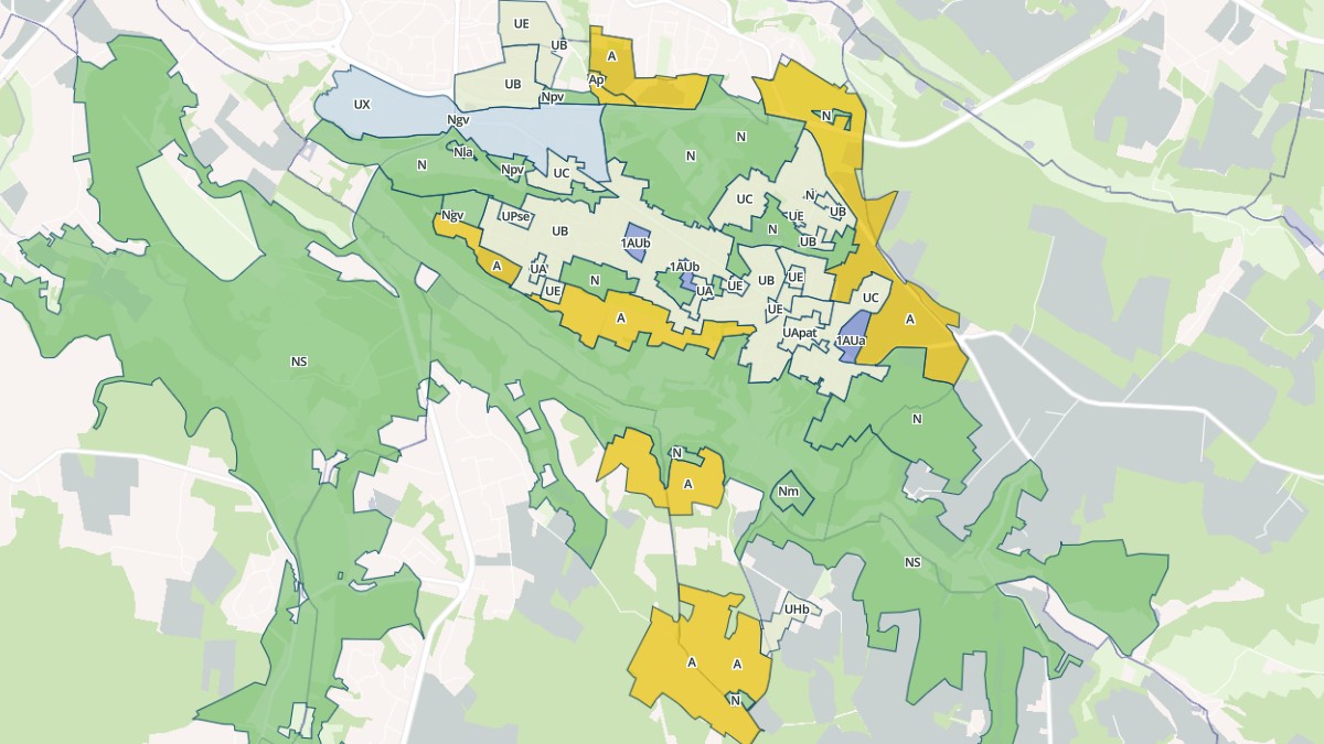 Aperçu cartographique de Puymoyen, centré sur la commune