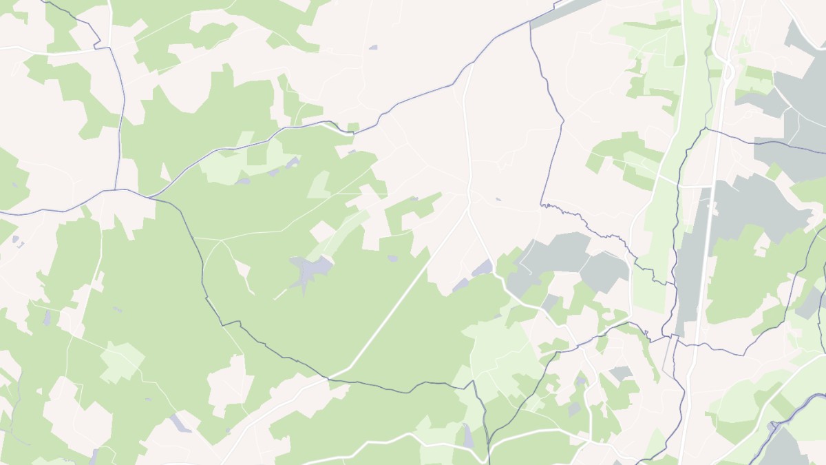 Aperçu cartographique de Rioux-Martin, centré sur la commune