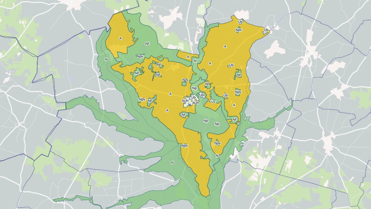 Aperçu cartographique de Saint-Fraigne, centré sur la commune