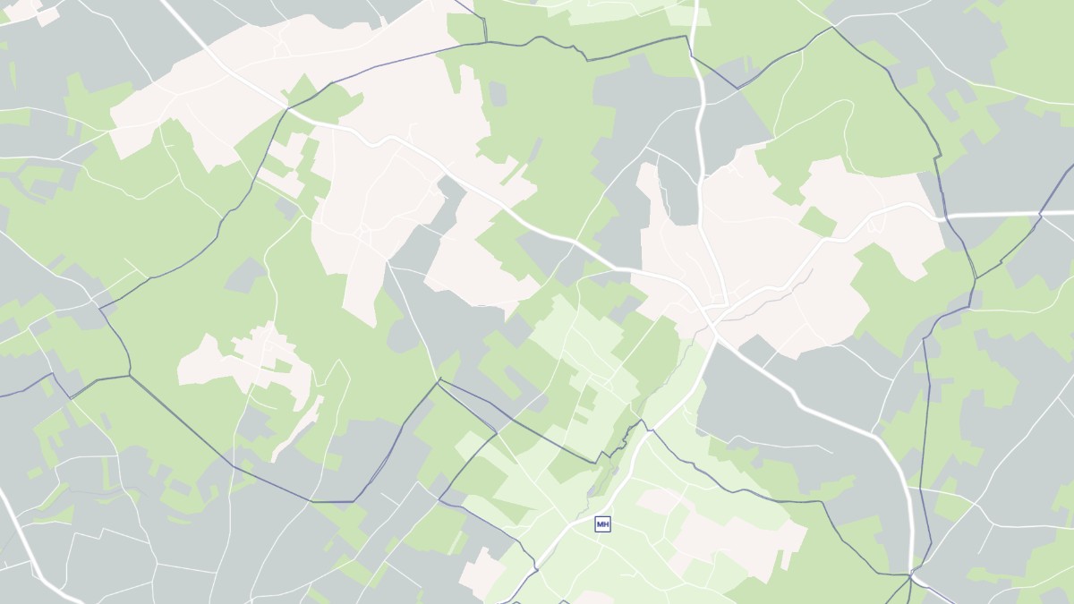 Aperçu cartographique de Saint-Gourson, centré sur la commune
