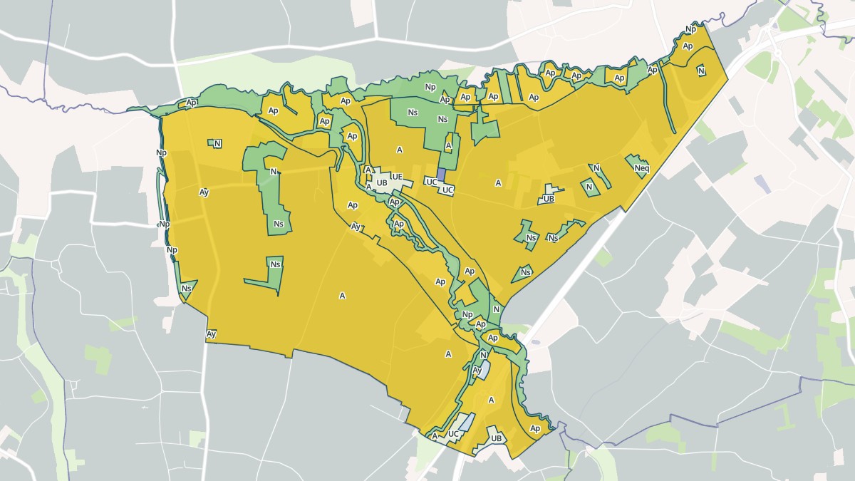 Aperçu cartographique de Saint-Médard, centré sur la commune