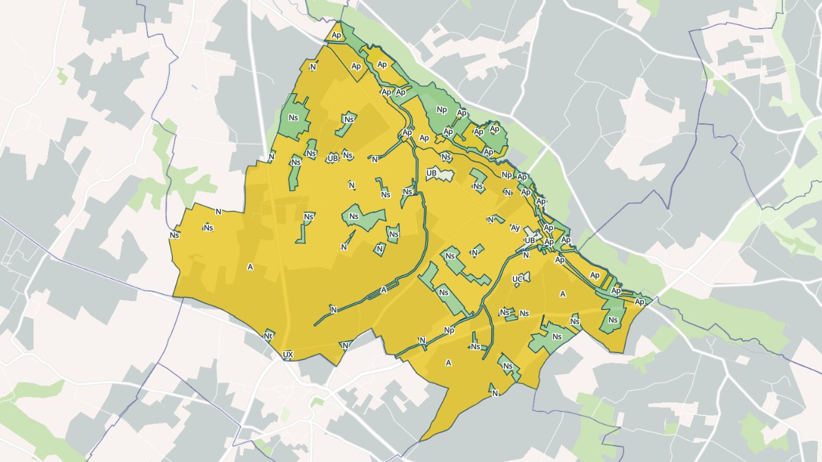 Aperçu cartographique de Saint-Palais-du-Né, centré sur la commune