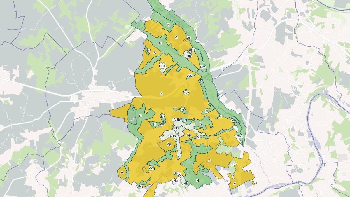 Aperçu cartographique de Saint-Saturnin, centré sur la commune
