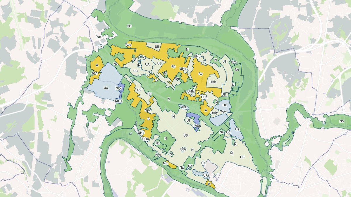 Aperçu cartographique de Saint-Yrieix-sur-Charente, centré sur la commune