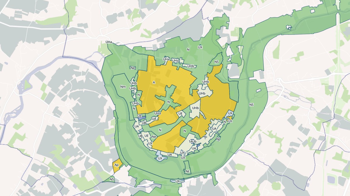 Aperçu cartographique de Sireuil, centré sur la commune