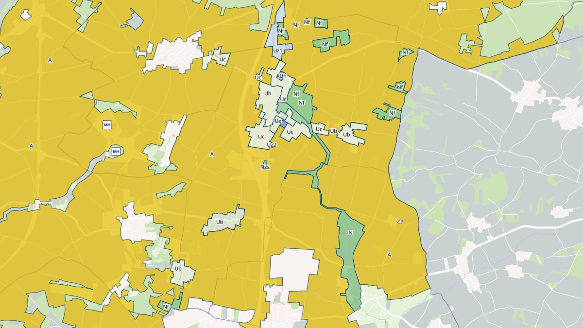 Aperçu cartographique de Tourriers, centré sur la commune