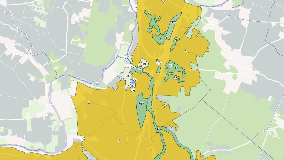 Aperçu cartographique de Villognon, centré sur la commune