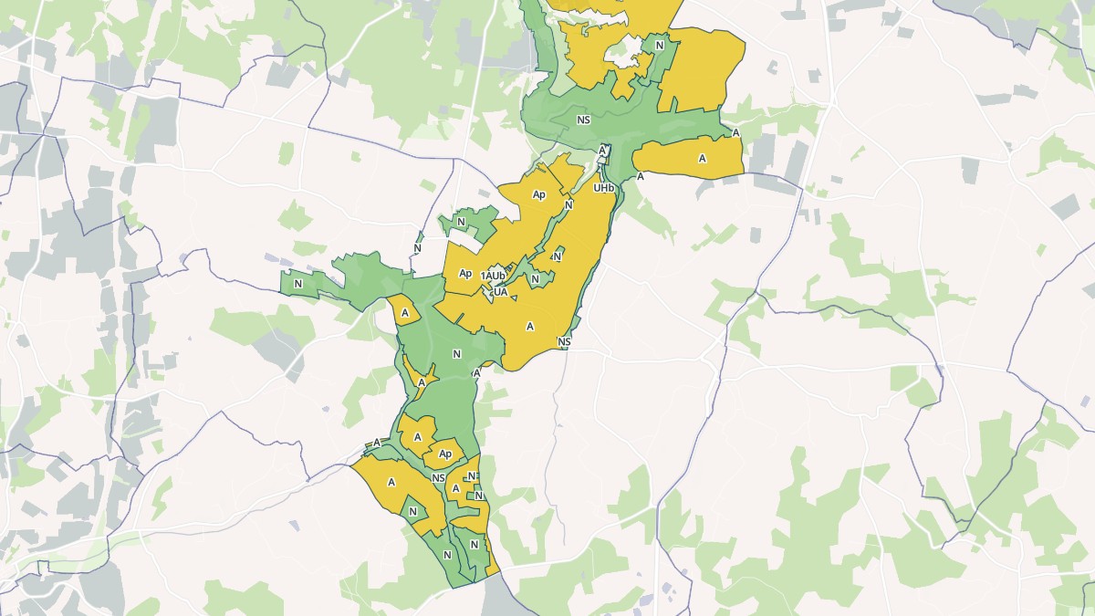Aperçu cartographique de Voulgézac, centré sur la commune