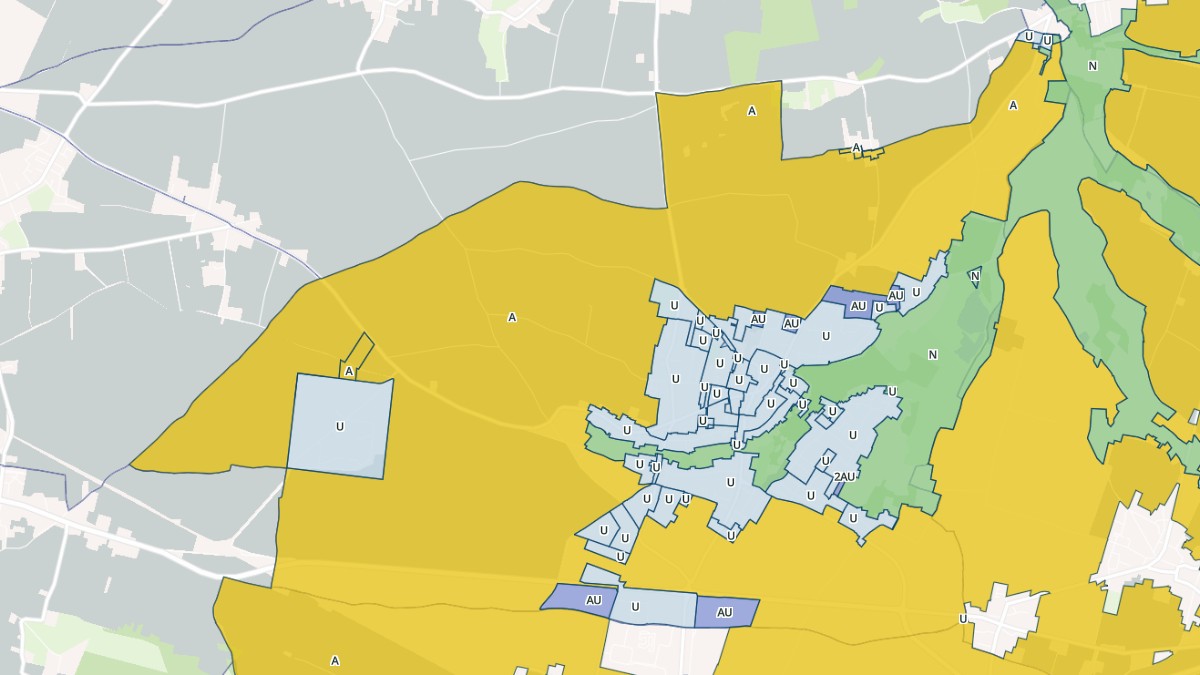 Aperçu cartographique de Aigrefeuille-d'Aunis, centré sur la commune