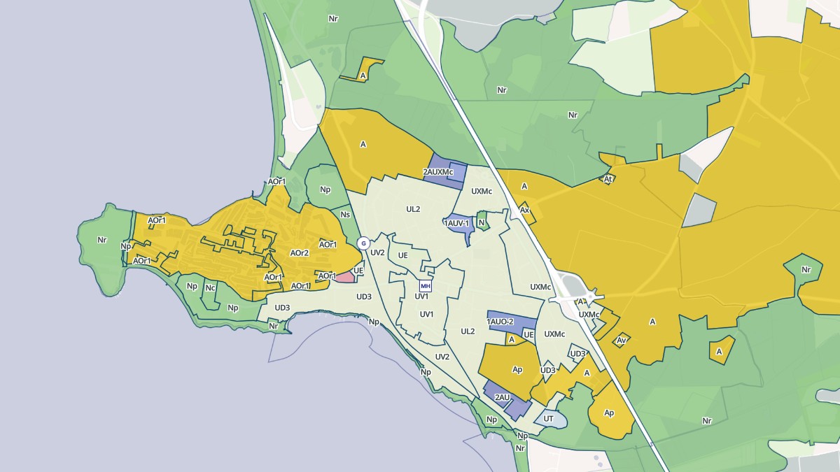 Aperçu cartographique de Angoulins, centré sur la commune