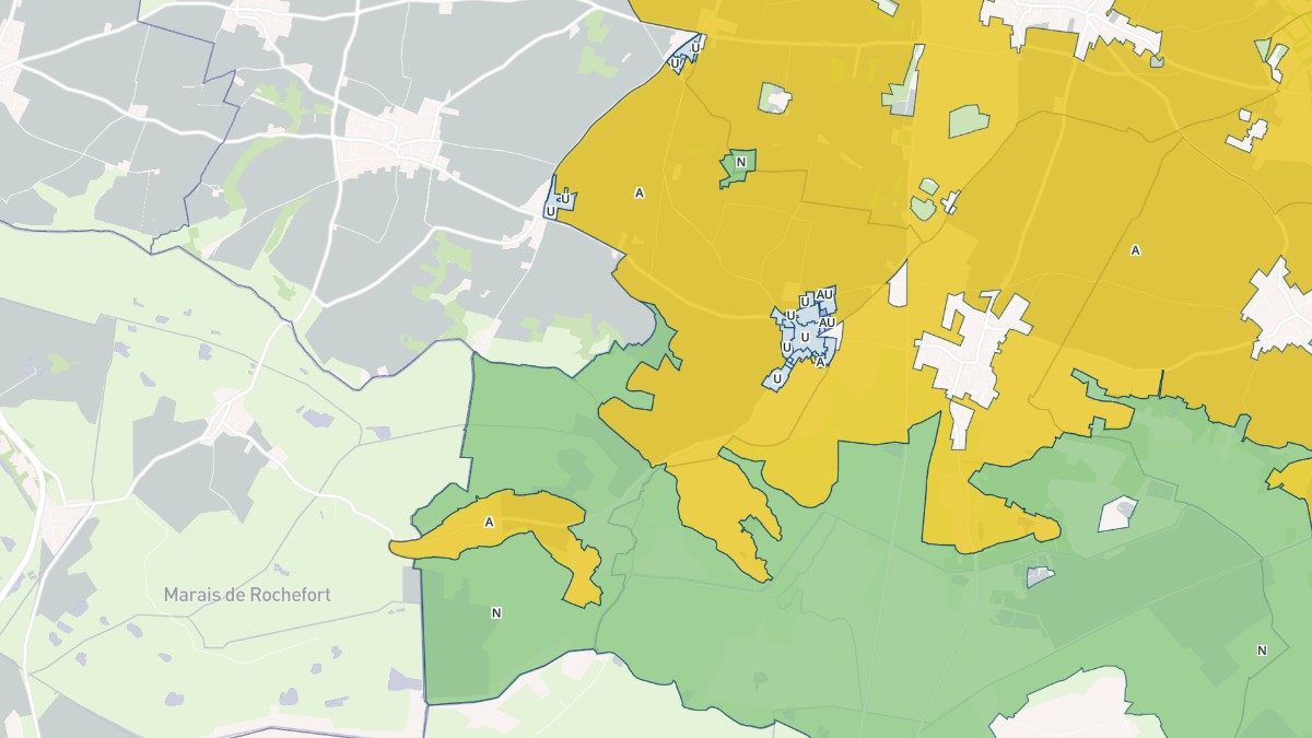 Aperçu cartographique de Ballon, centré sur la commune