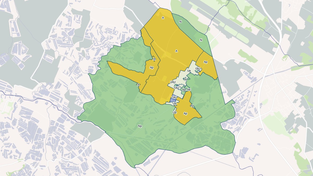 Aperçu cartographique de Beaugeay, centré sur la commune