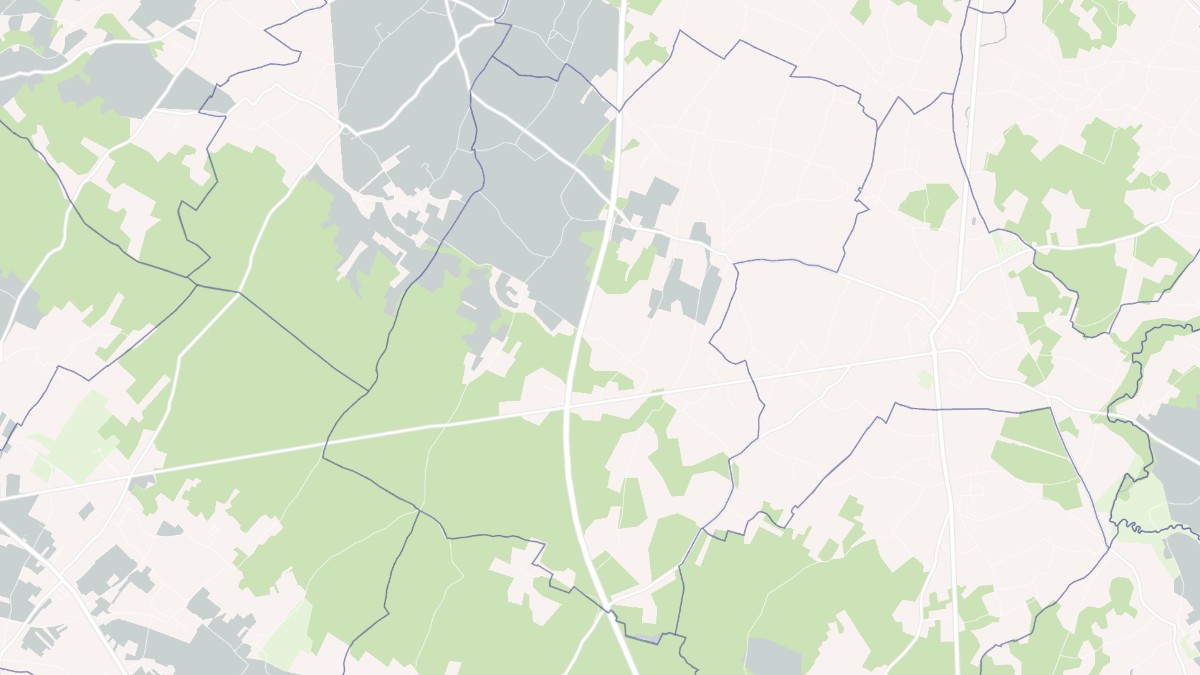 Aperçu cartographique de Bois, centré sur la commune