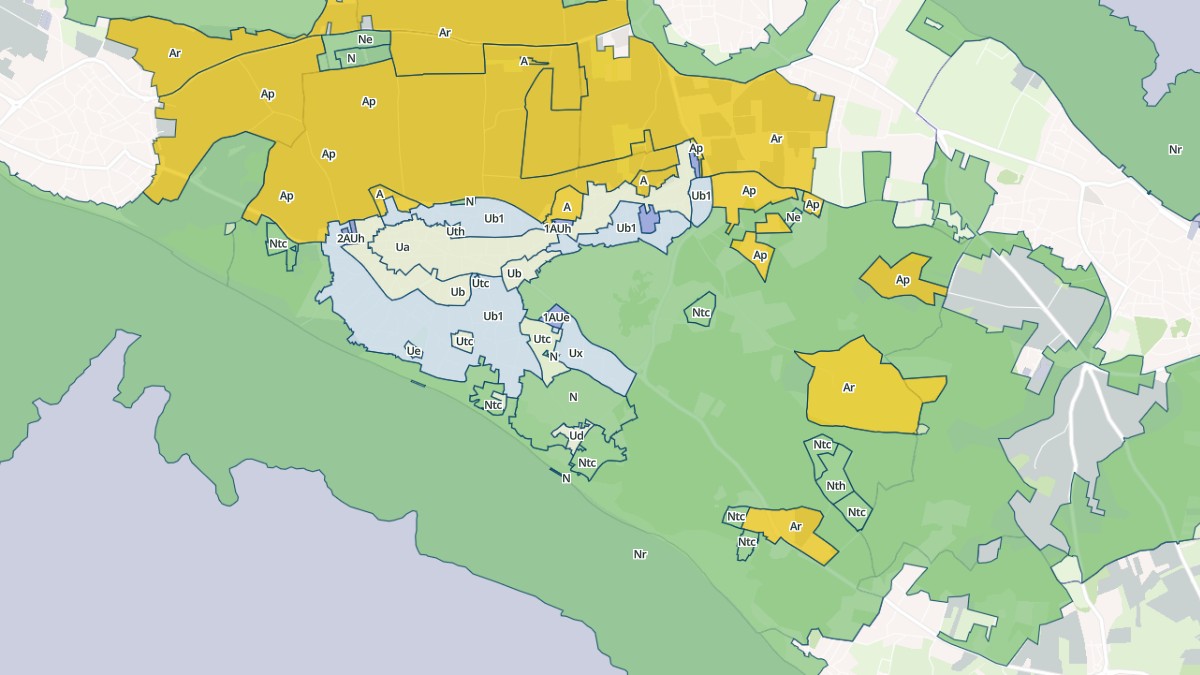 Aperçu cartographique de Le Bois-Plage-en-Ré, centré sur la commune