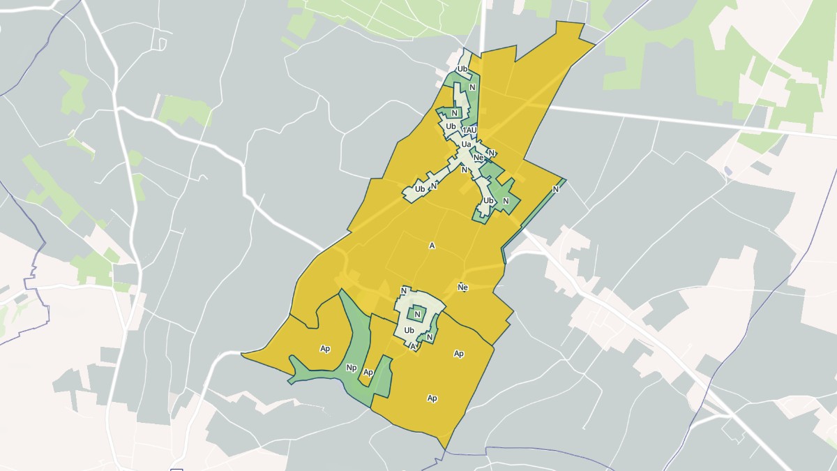 Aperçu cartographique de Boutenac-Touvent, centré sur la commune