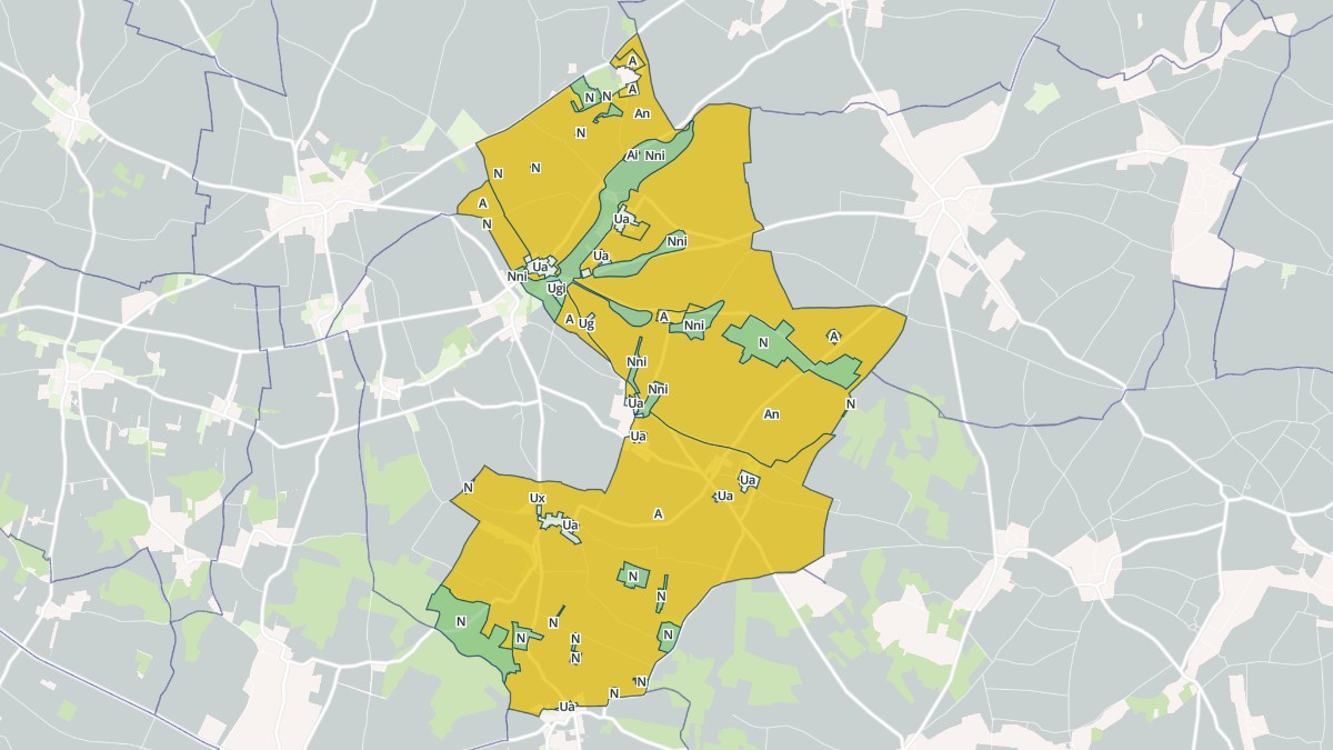 Aperçu cartographique de Bresdon, centré sur la commune