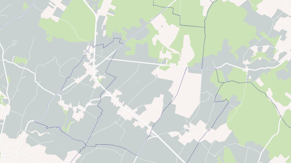 Aperçu cartographique de Brie-sous-Mortagne, centré sur la commune