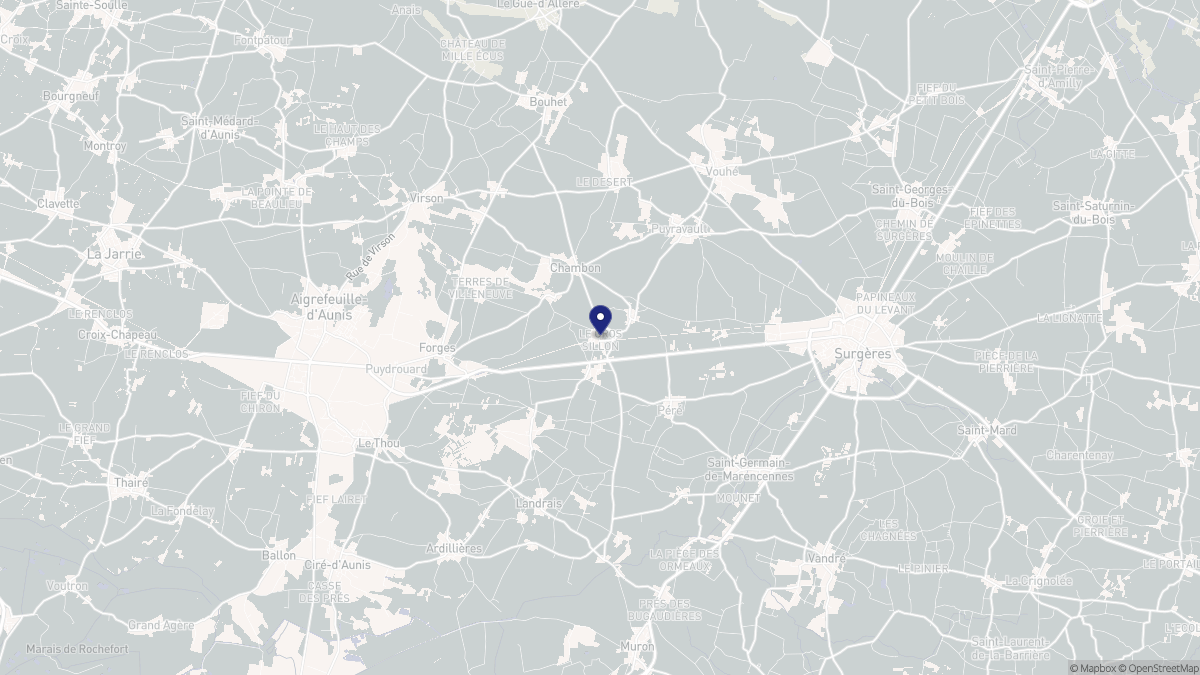 Aperçu cartographique de Chambon, centré sur la commune