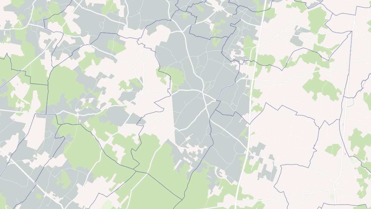 Aperçu cartographique de Champagnolles, centré sur la commune