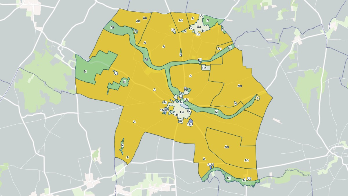 Aperçu cartographique de Cherbonnières, centré sur la commune