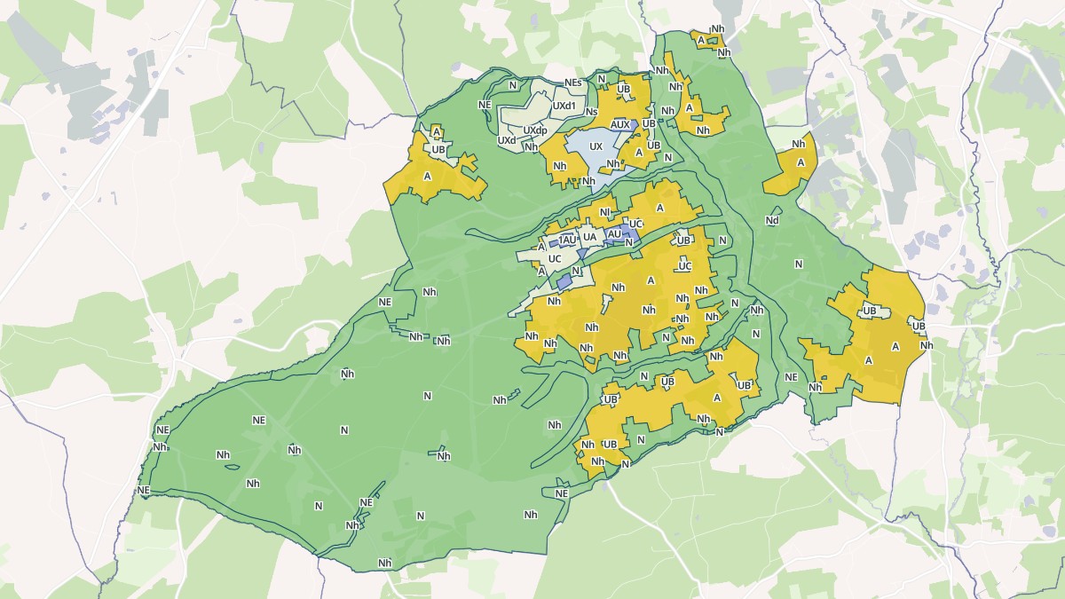 Aperçu cartographique de Clérac, centré sur la commune