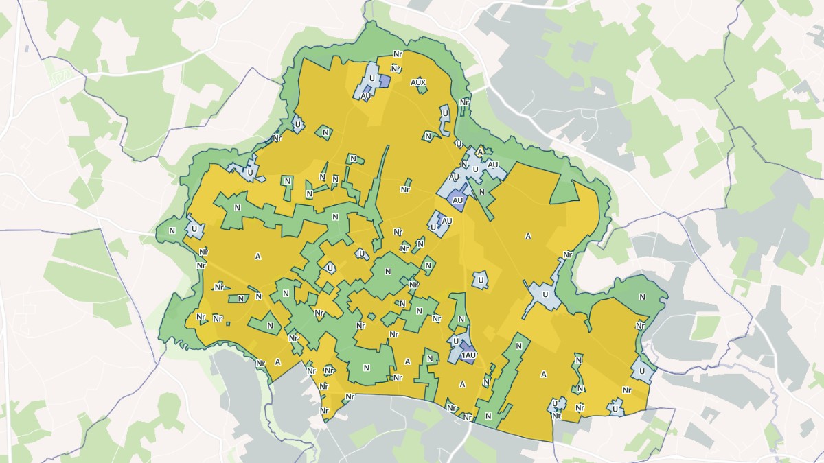Aperçu cartographique de Clion, centré sur la commune