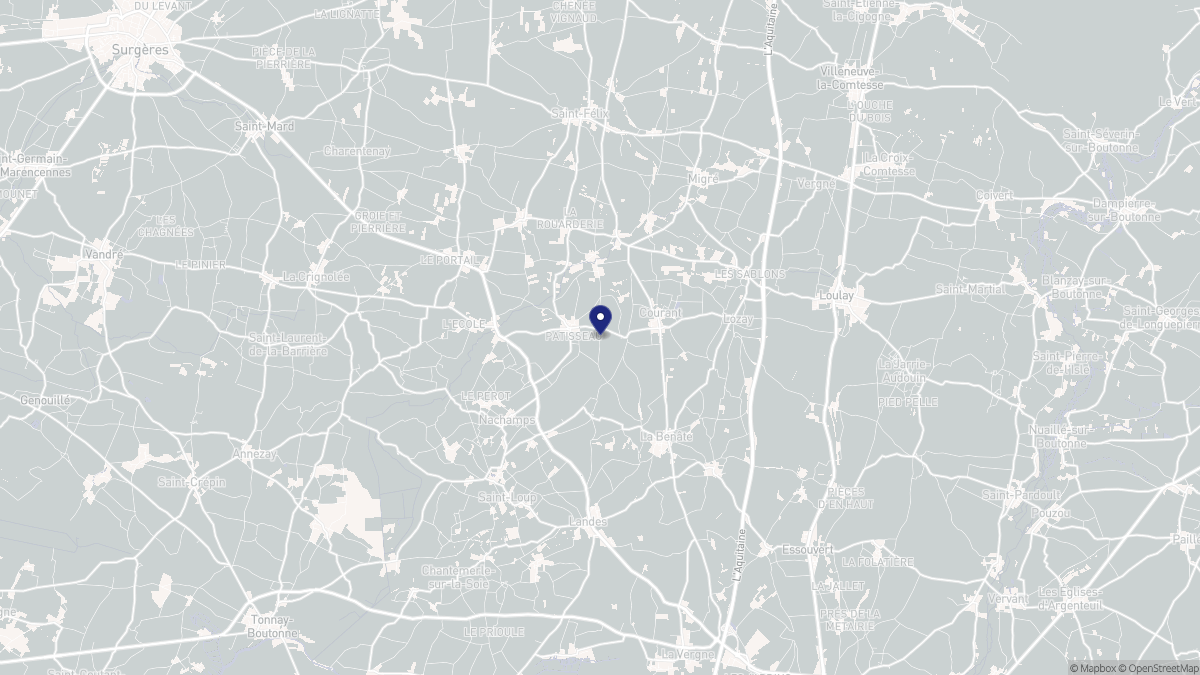 Aperçu cartographique de Courant, centré sur la commune