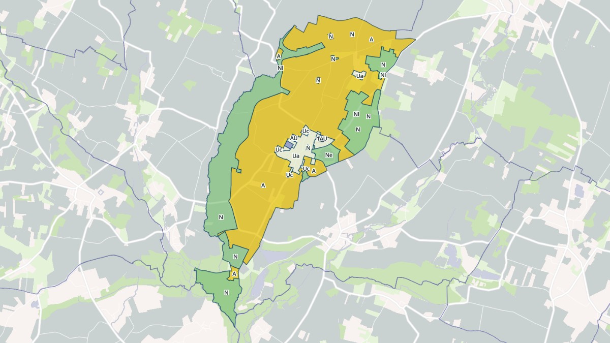 Aperçu cartographique de Courcerac, centré sur la commune