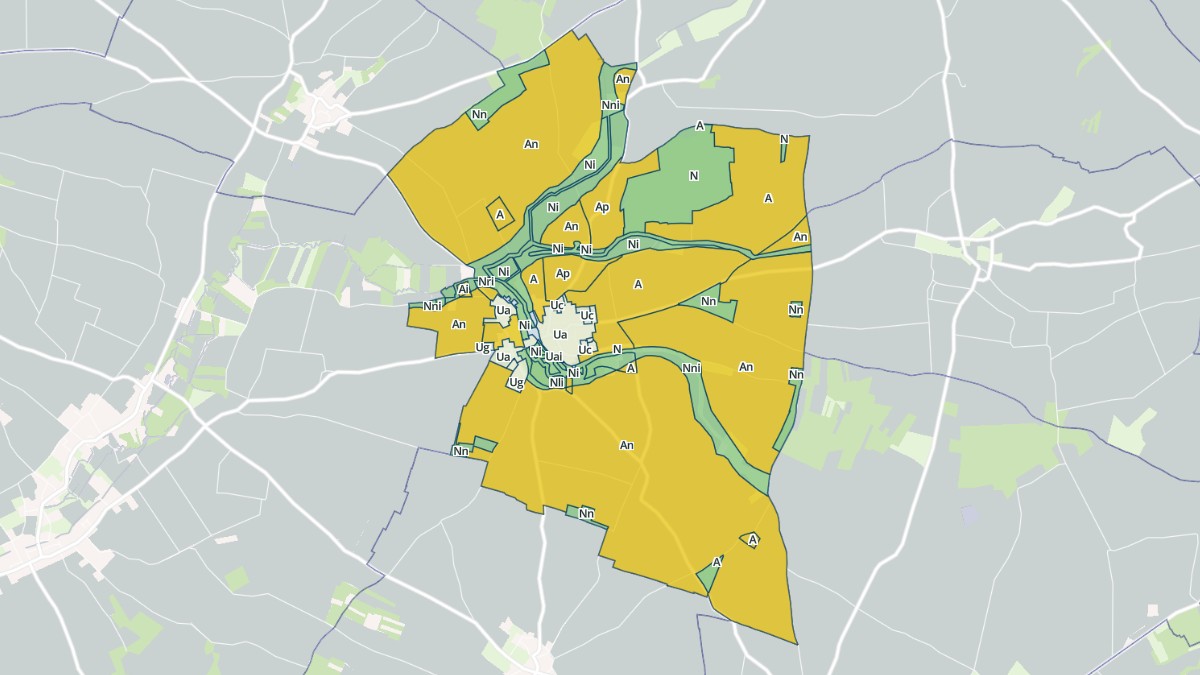 Aperçu cartographique de Cressé, centré sur la commune