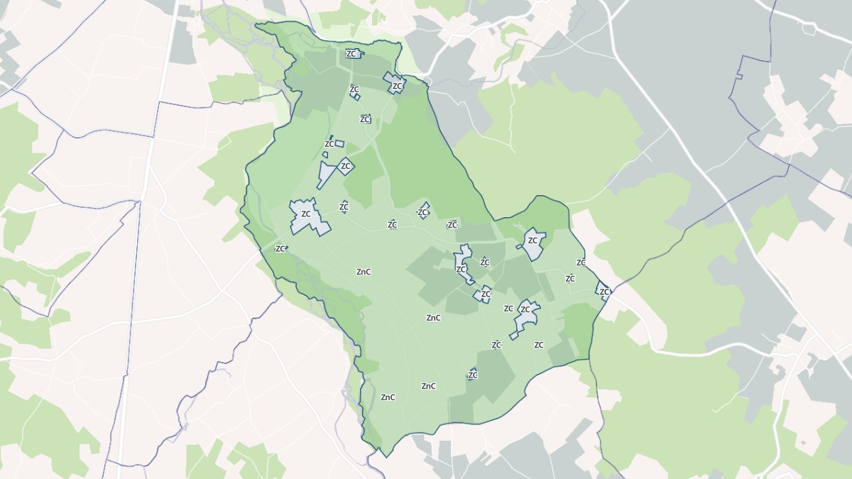 Aperçu cartographique de Fléac-sur-Seugne, centré sur la commune