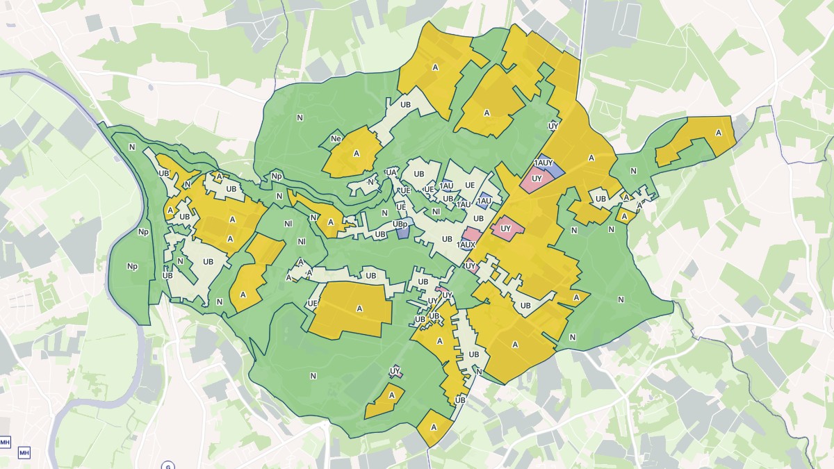 Aperçu cartographique de Fontcouverte, centré sur la commune