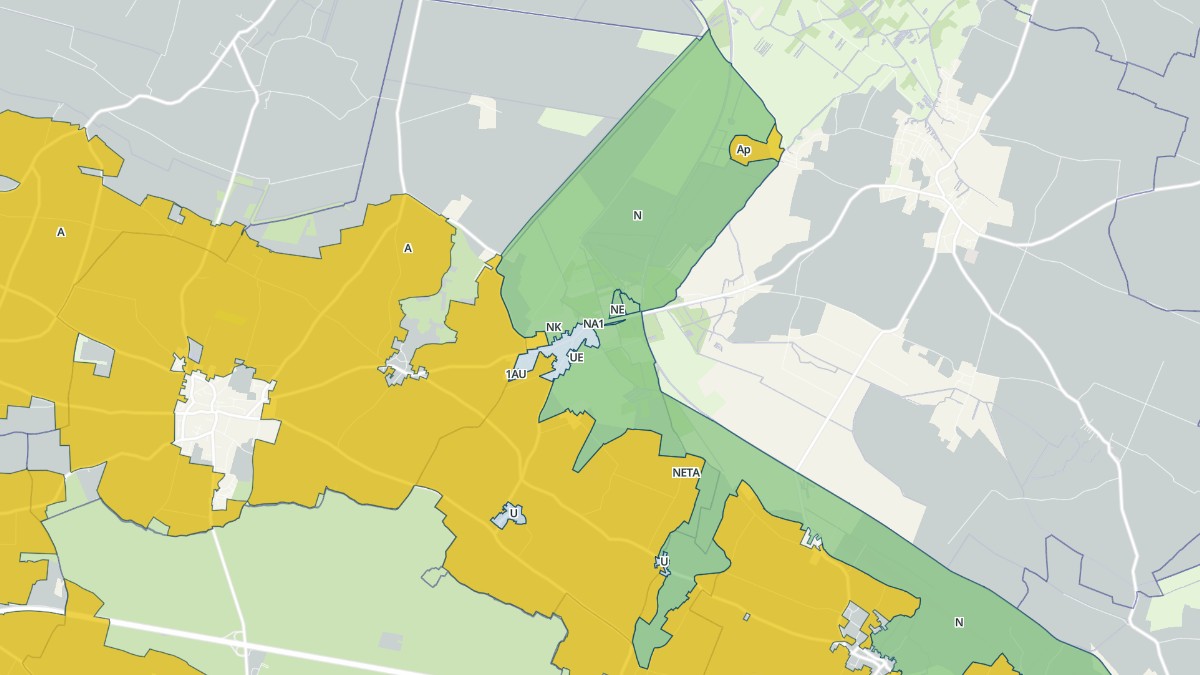 Aperçu cartographique de La Grève-sur-Mignon, centré sur la commune