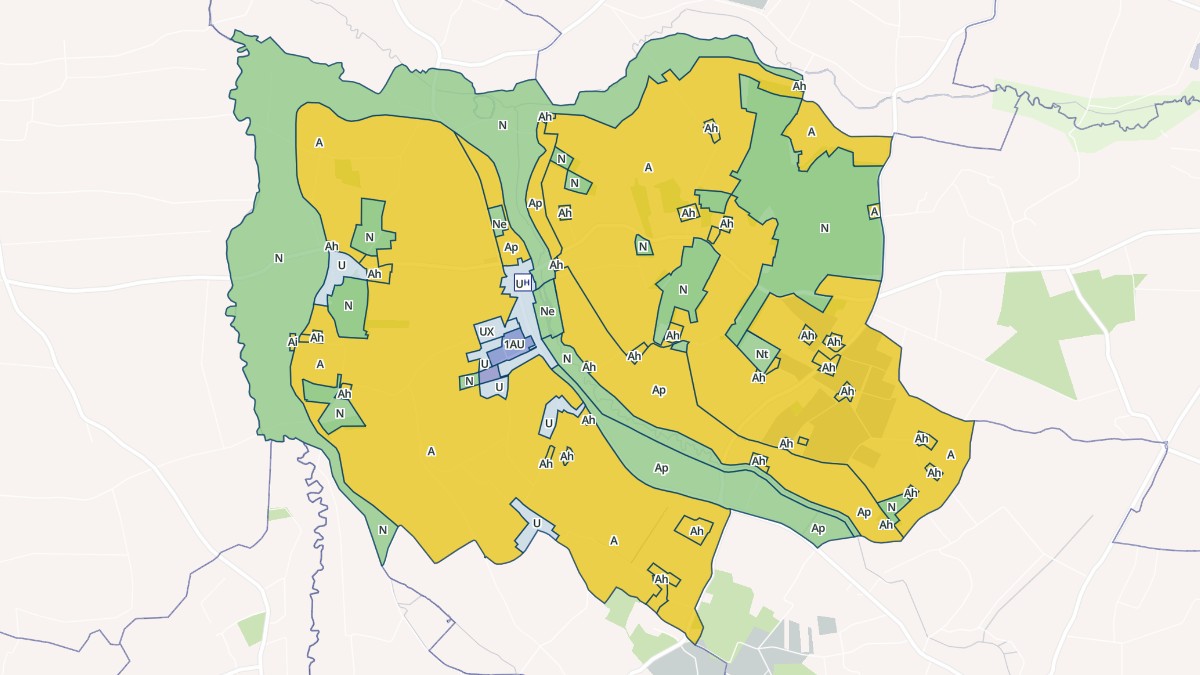Aperçu cartographique de Léoville, centré sur la commune