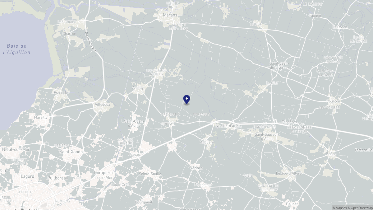 Aperçu cartographique de Longèves, centré sur la commune