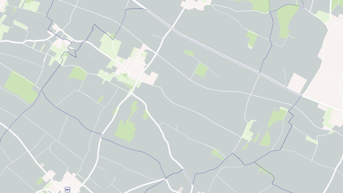Aperçu cartographique de Louzignac, centré sur la commune